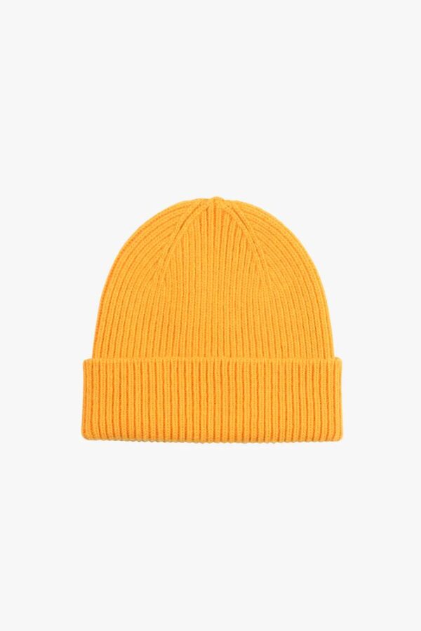 MÜTZE
                                            MERINO WOOL BEANIE BURNED YELLOW